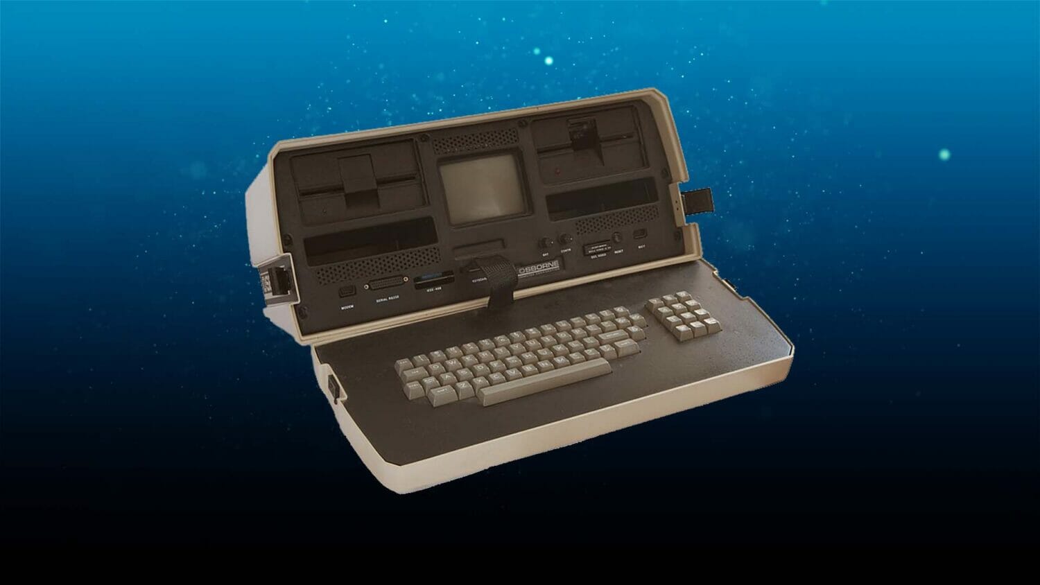 The old Osborne 1 laptop