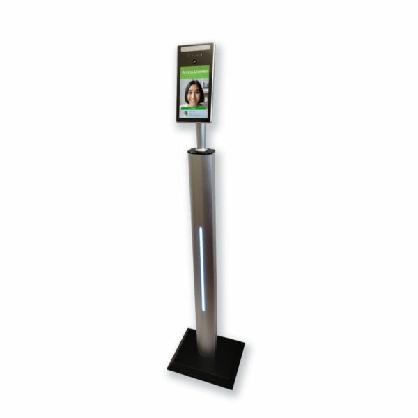 ThermoTab is an automatic temperature and fever scanner kiosk
